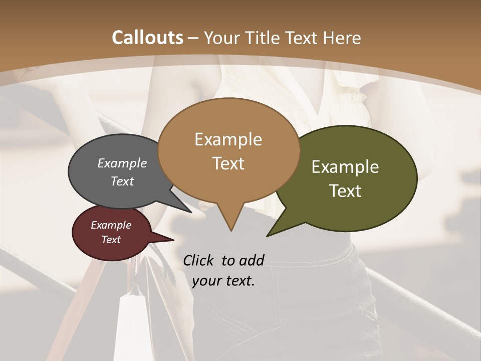 People Mall Cheerful PowerPoint Template