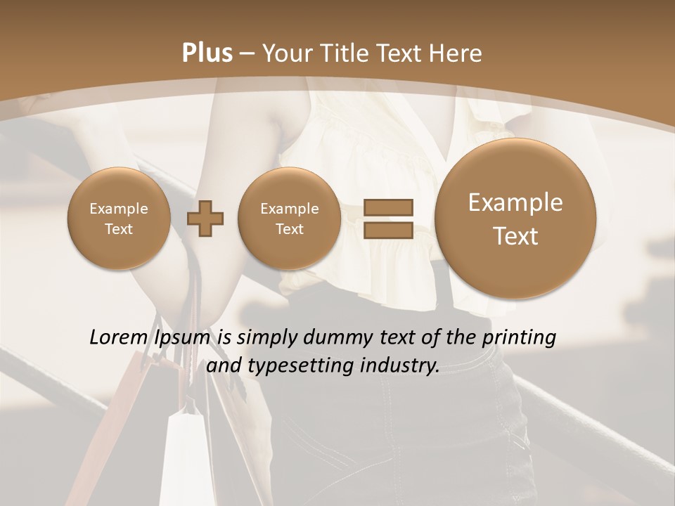 People Mall Cheerful PowerPoint Template
