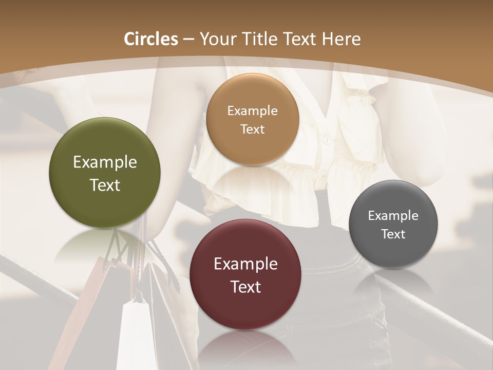 People Mall Cheerful PowerPoint Template