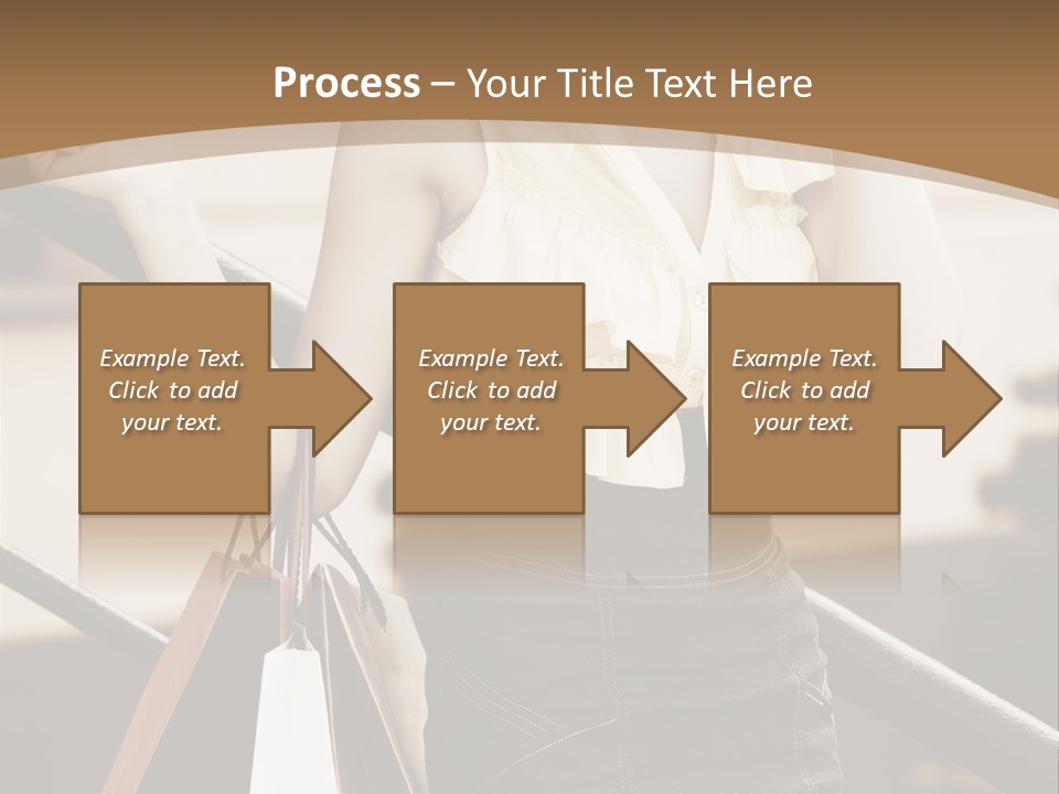 People Mall Cheerful PowerPoint Template