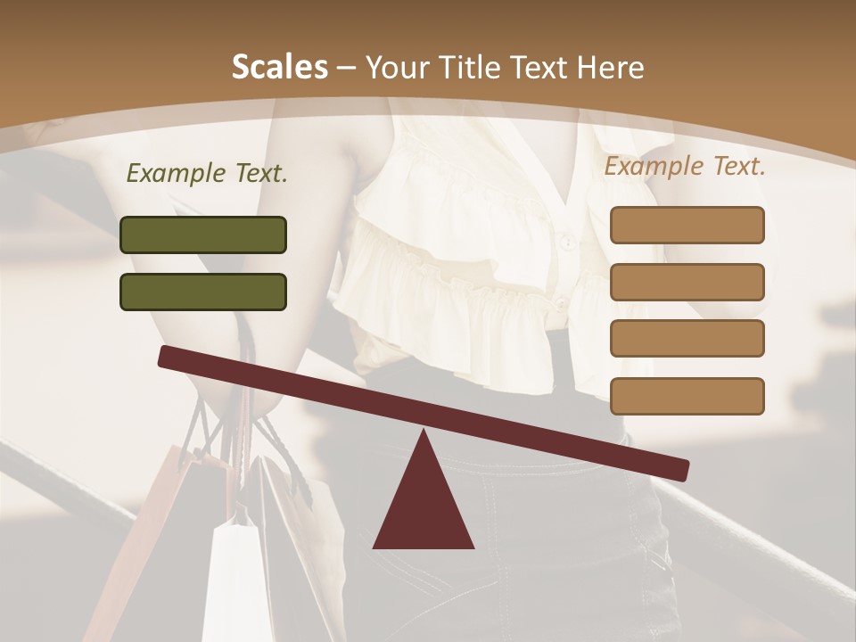 People Mall Cheerful PowerPoint Template