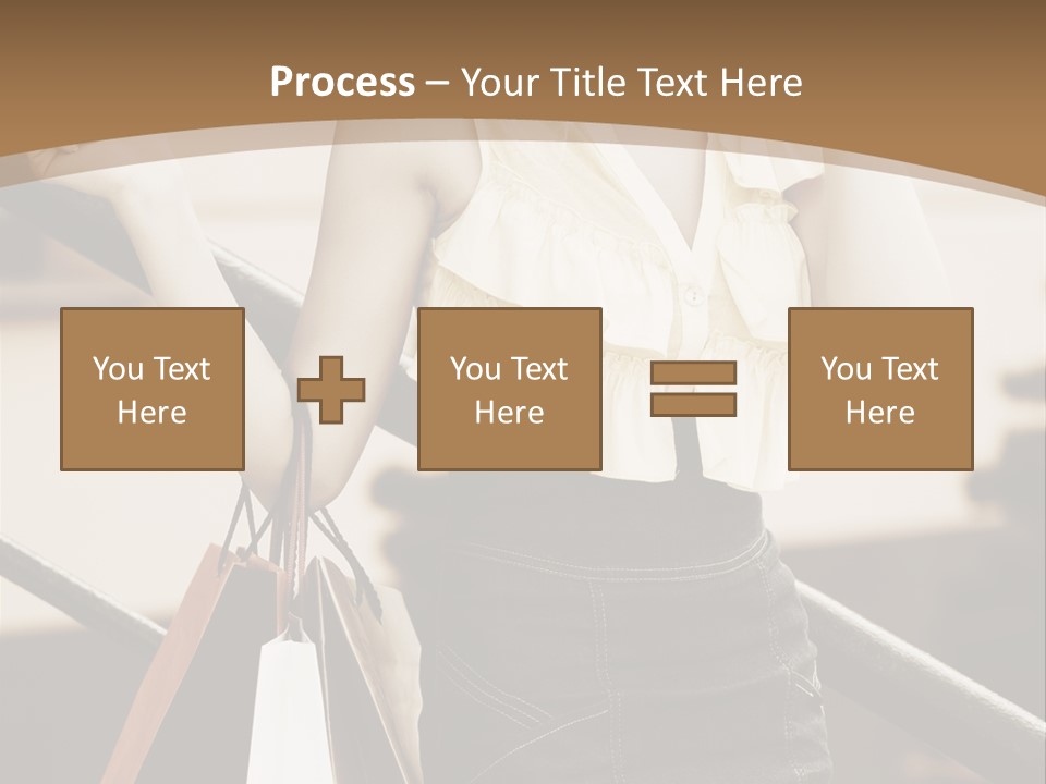 People Mall Cheerful PowerPoint Template