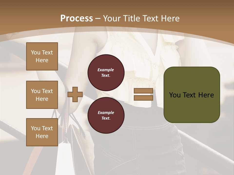 People Mall Cheerful PowerPoint Template