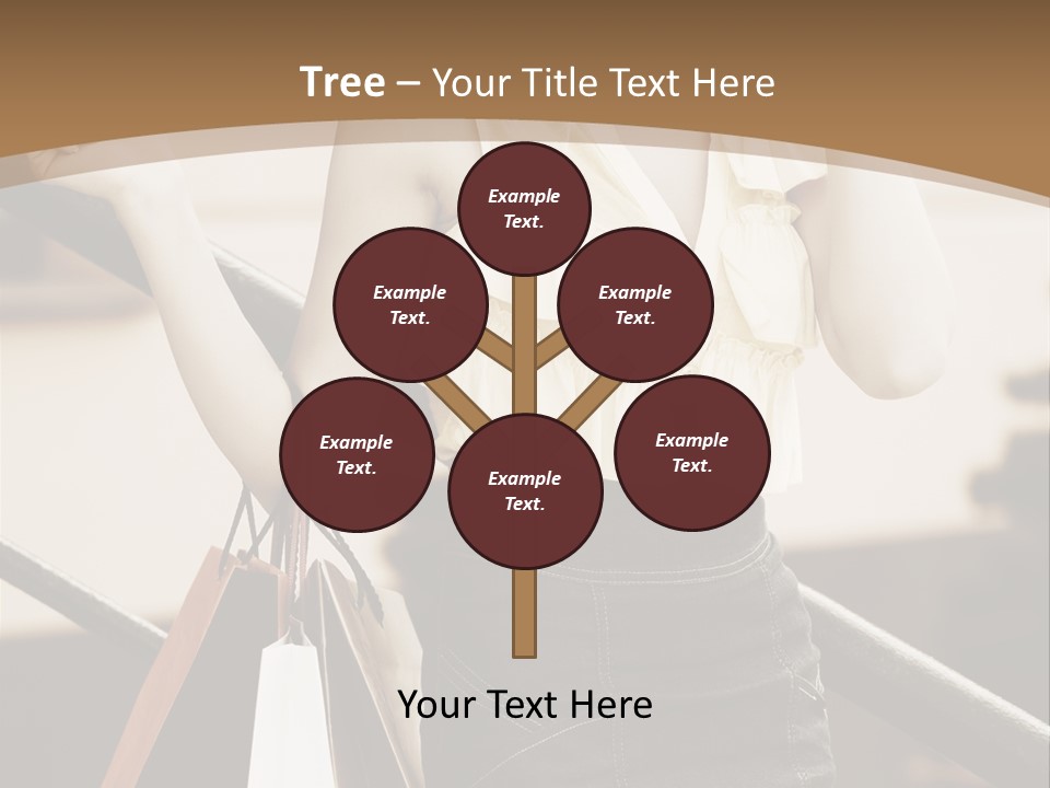 People Mall Cheerful PowerPoint Template