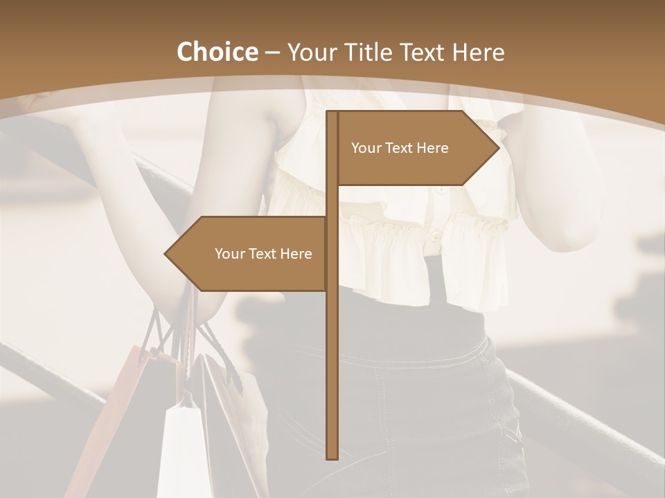 People Mall Cheerful PowerPoint Template