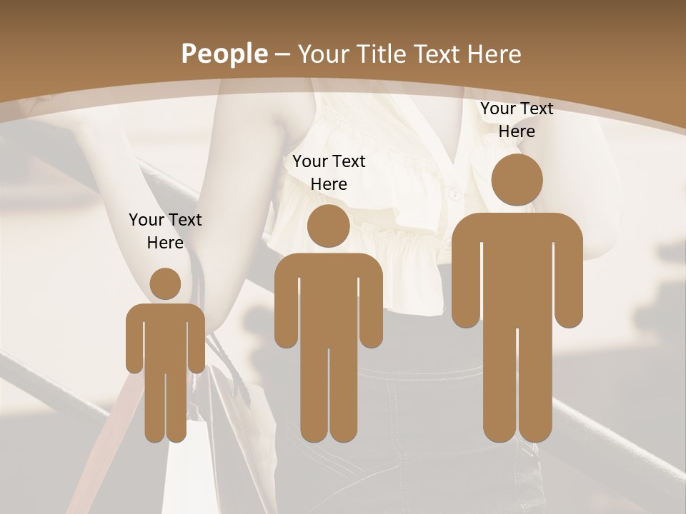 People Mall Cheerful PowerPoint Template