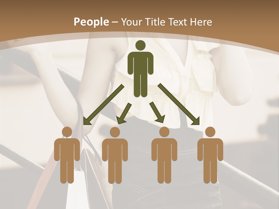 People Mall Cheerful PowerPoint Template