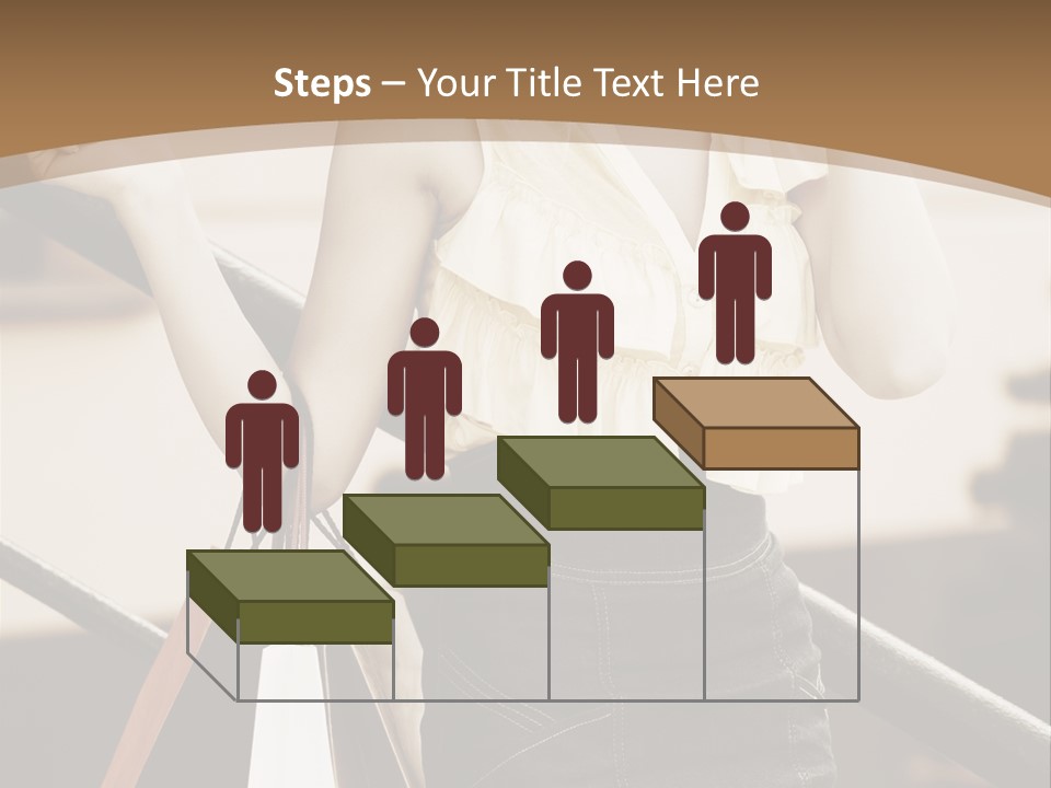 People Mall Cheerful PowerPoint Template