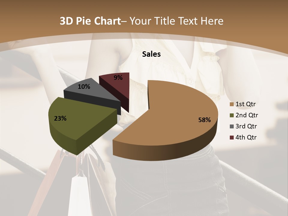 People Mall Cheerful PowerPoint Template