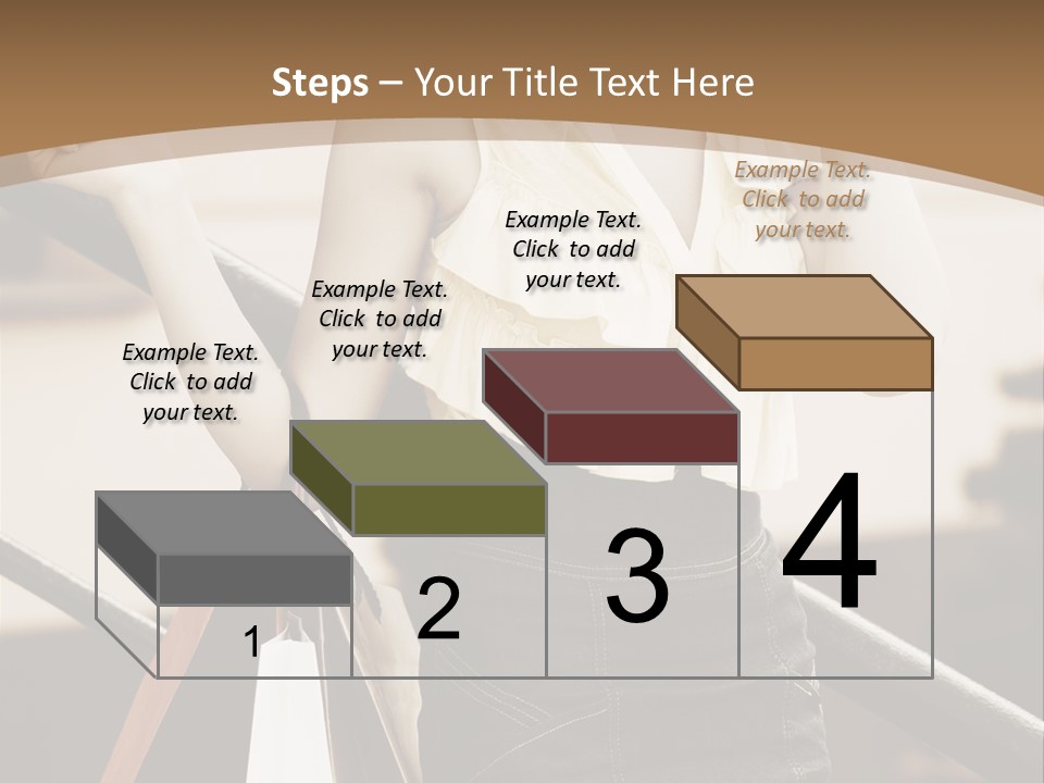 People Mall Cheerful PowerPoint Template