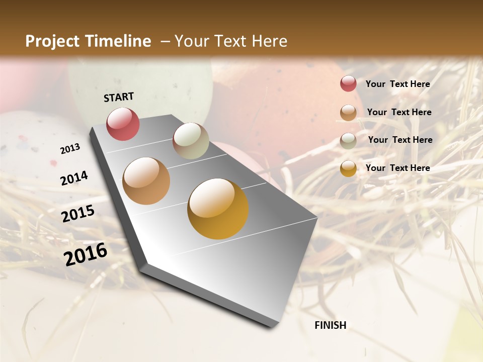 Holiday Addict Sun PowerPoint Template