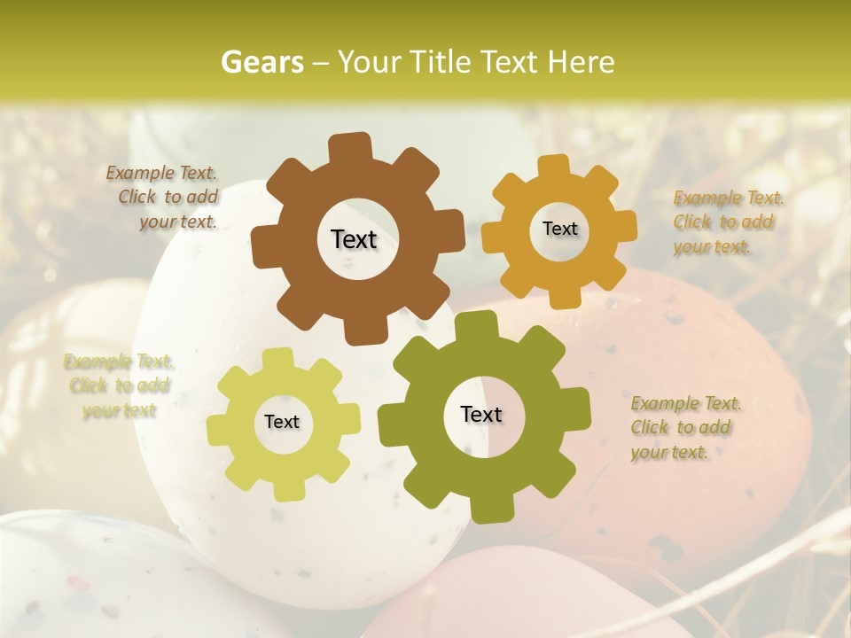 Dessert Anniversary Sugar PowerPoint Template