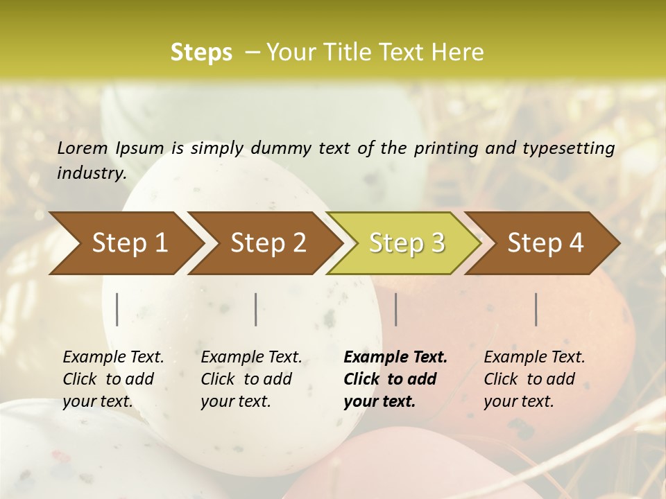 Dessert Anniversary Sugar PowerPoint Template