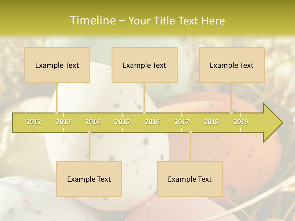 Dessert Anniversary Sugar PowerPoint Template