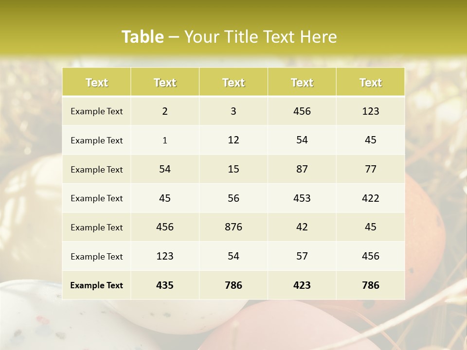 Dessert Anniversary Sugar PowerPoint Template