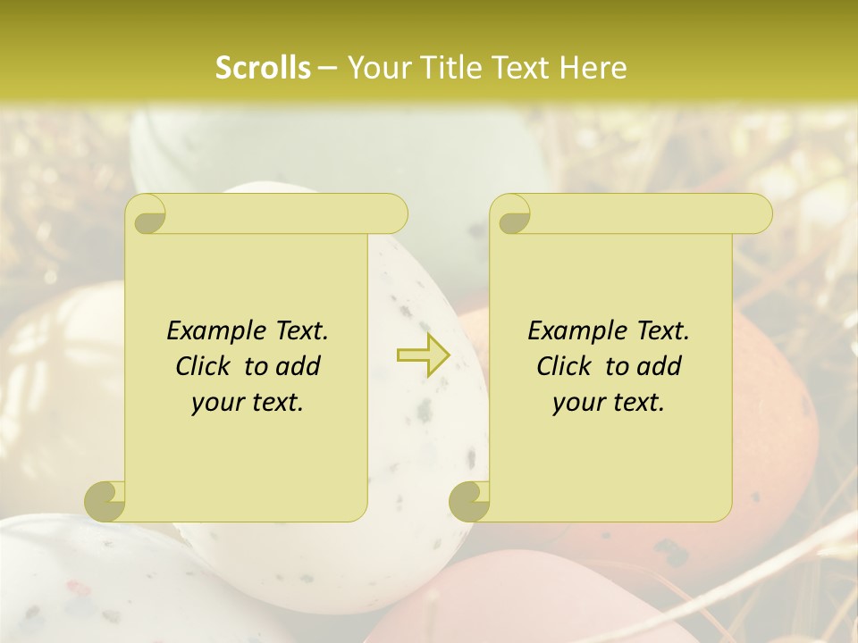 Dessert Anniversary Sugar PowerPoint Template