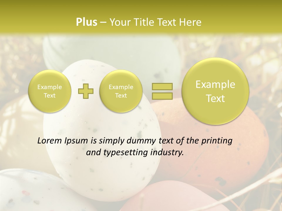 Dessert Anniversary Sugar PowerPoint Template
