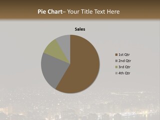 Dark City Sea PowerPoint Template