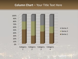 Dark City Sea PowerPoint Template