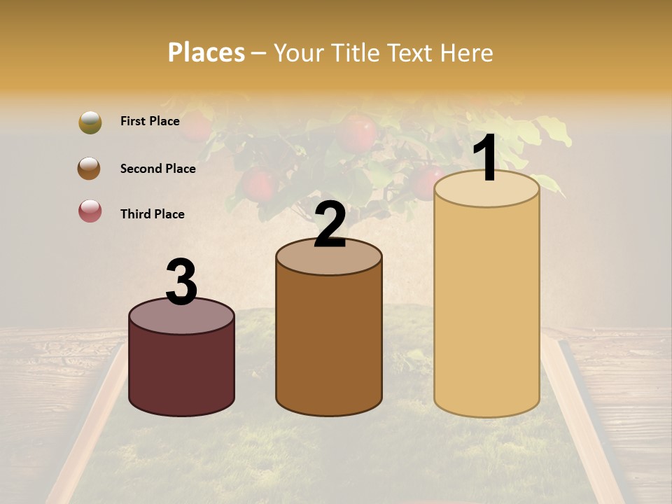 Intelligence Blank Grass PowerPoint Template