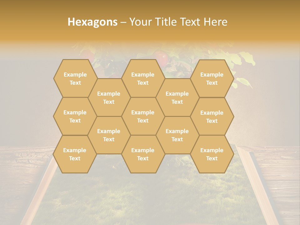 Intelligence Blank Grass PowerPoint Template