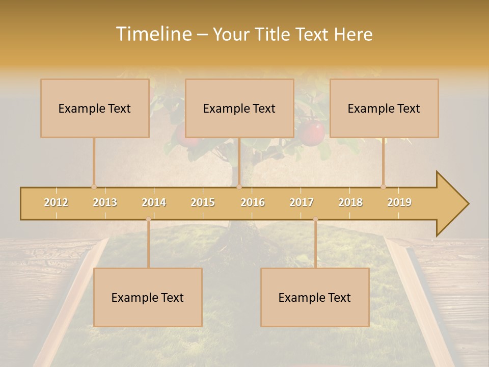 Intelligence Blank Grass PowerPoint Template