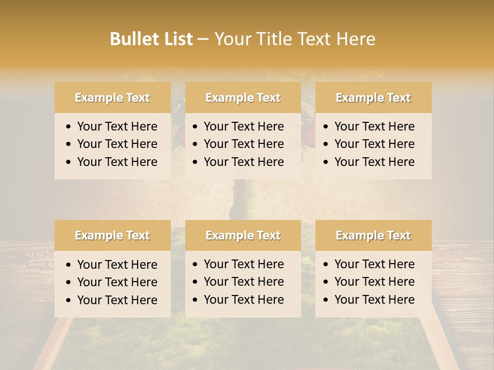 Intelligence Blank Grass PowerPoint Template