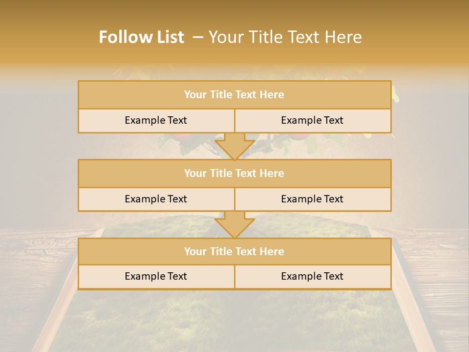 Intelligence Blank Grass PowerPoint Template