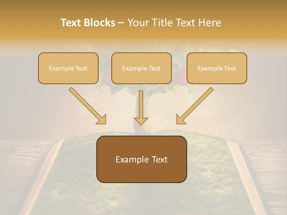 Intelligence Blank Grass PowerPoint Template