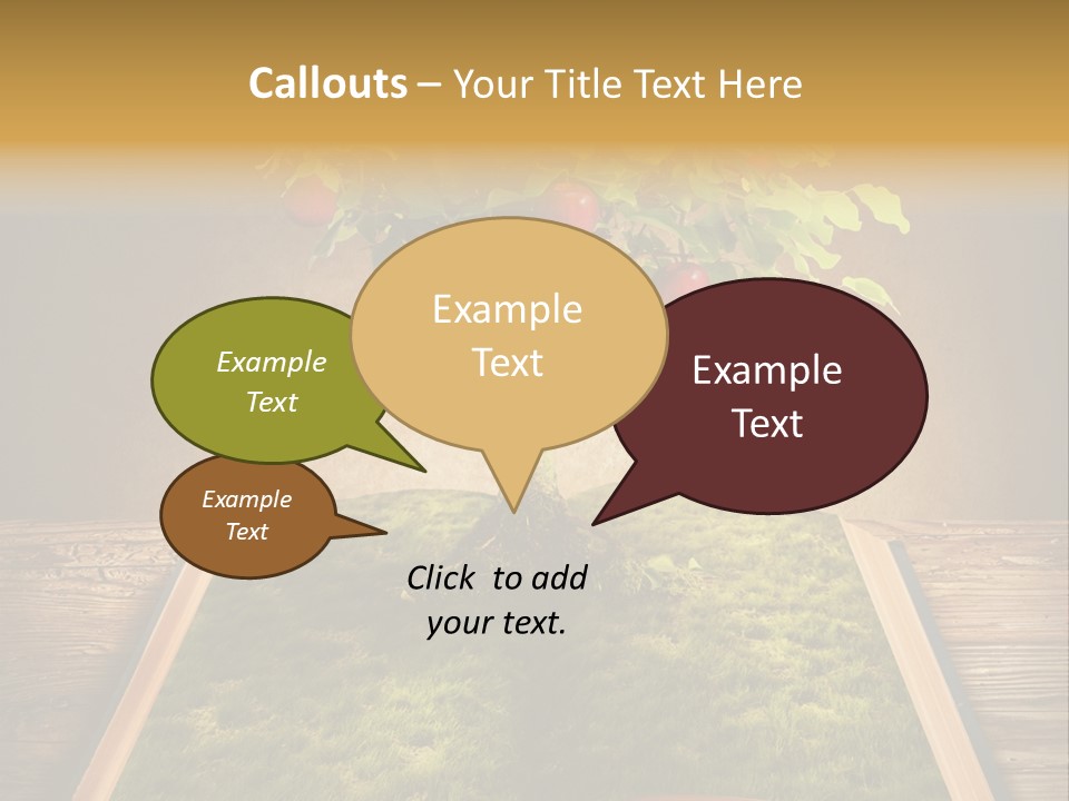 Intelligence Blank Grass PowerPoint Template