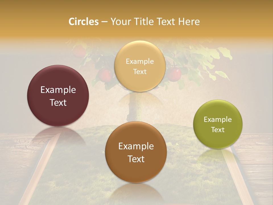 Intelligence Blank Grass PowerPoint Template