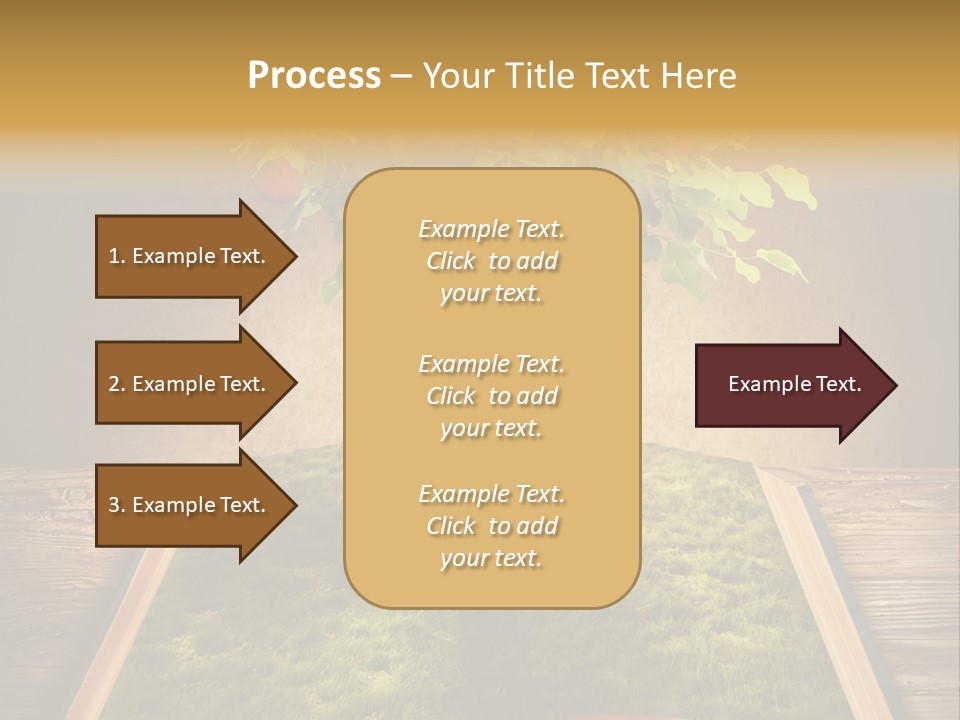 Intelligence Blank Grass PowerPoint Template