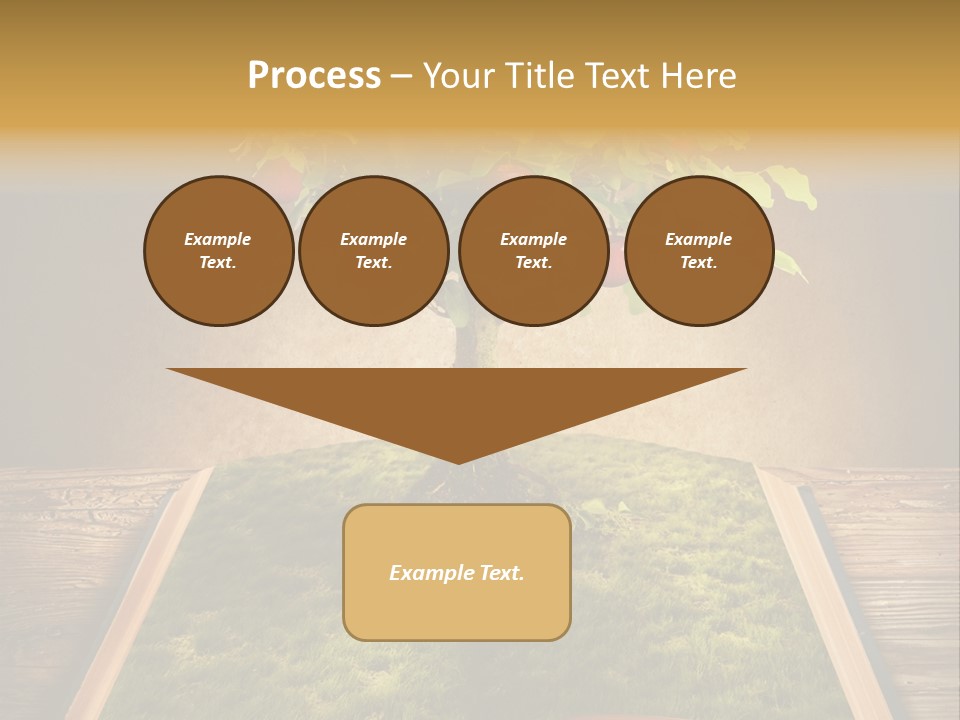 Intelligence Blank Grass PowerPoint Template