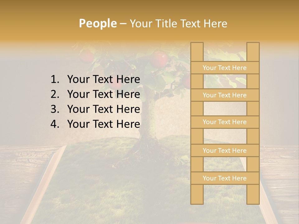 Intelligence Blank Grass PowerPoint Template