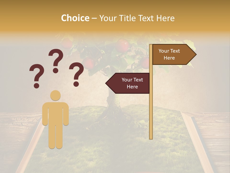 Intelligence Blank Grass PowerPoint Template