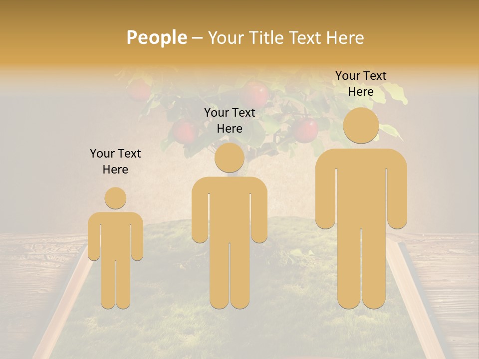 Intelligence Blank Grass PowerPoint Template