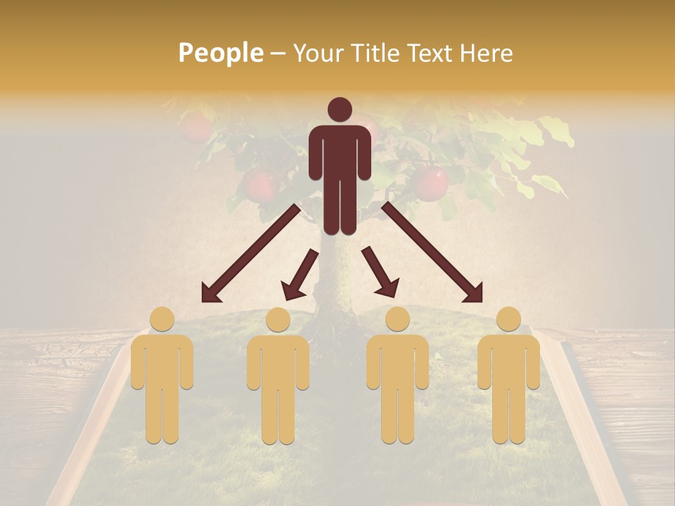 Intelligence Blank Grass PowerPoint Template