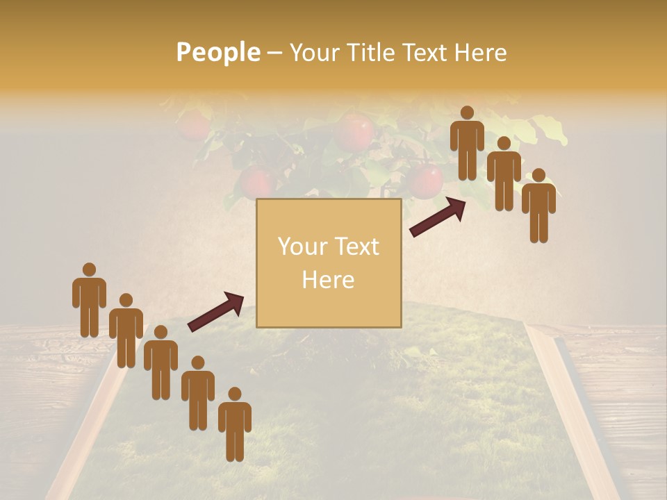 Intelligence Blank Grass PowerPoint Template