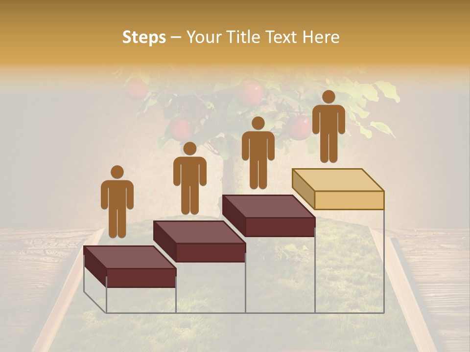 Intelligence Blank Grass PowerPoint Template