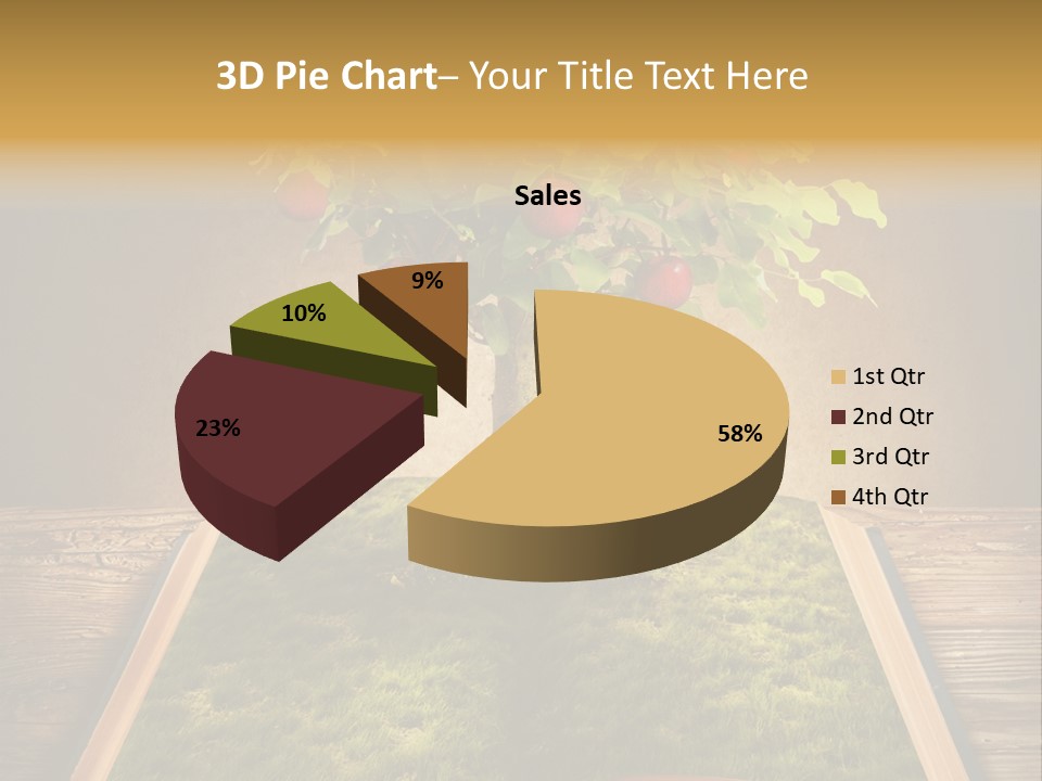 Intelligence Blank Grass PowerPoint Template