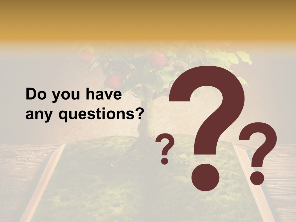 Intelligence Blank Grass PowerPoint Template