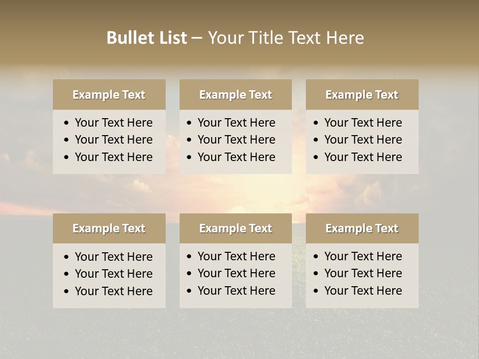 Background Farm Agriculture PowerPoint Template