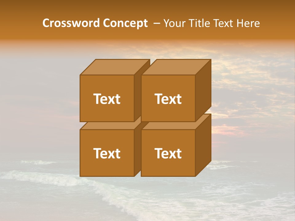 Clip Landing Bali Crimea PowerPoint Template