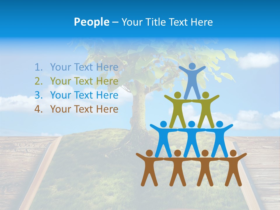 Literature Wisdom Empty PowerPoint Template