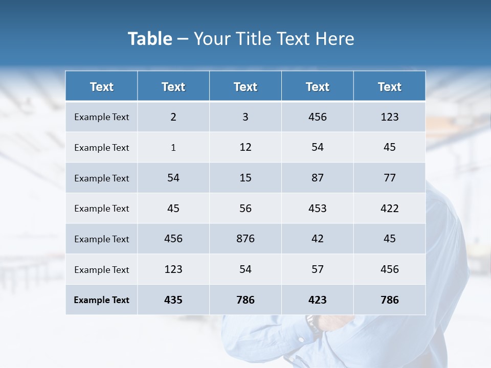 Helmet Man Building PowerPoint Template