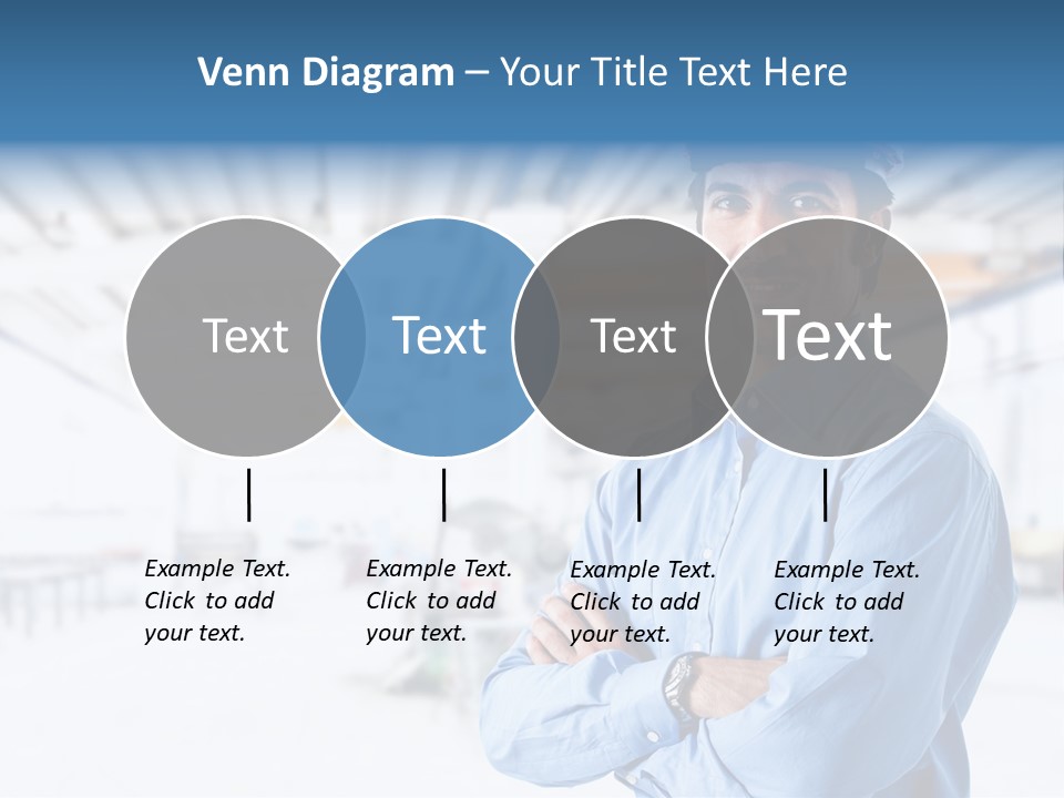 Helmet Man Building PowerPoint Template