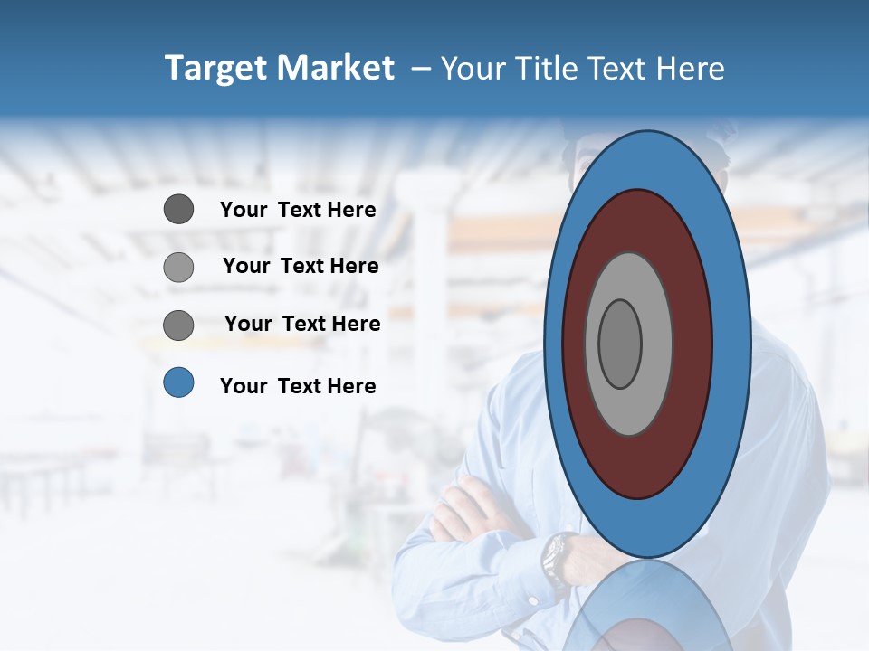 Helmet Man Building PowerPoint Template