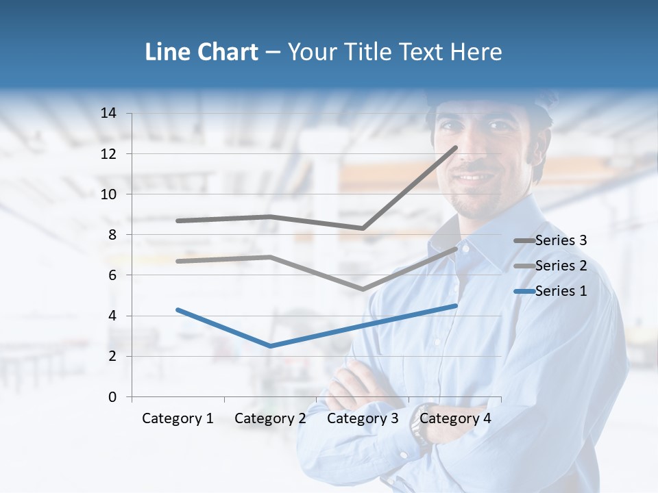Helmet Man Building PowerPoint Template