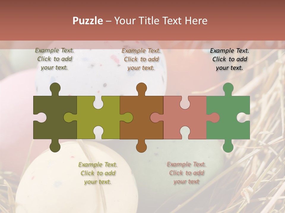 Gift Colorful Junk PowerPoint Template