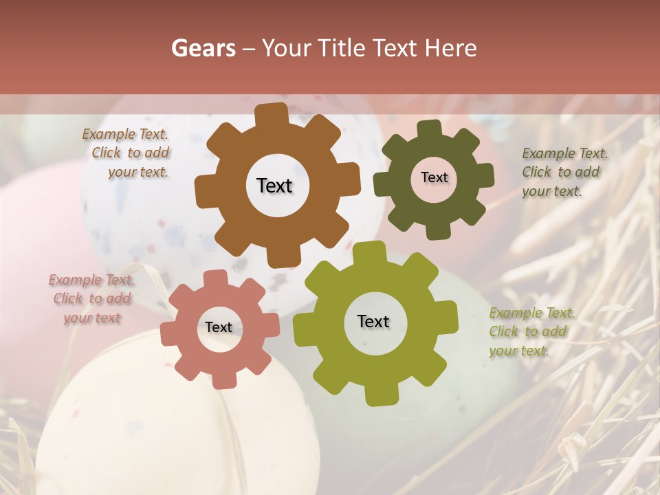 Gift Colorful Junk PowerPoint Template